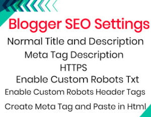 seo setting