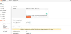 Meta tag of blogger
