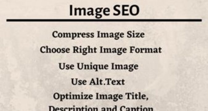 Most Important Factors to make Perfect Image SEO