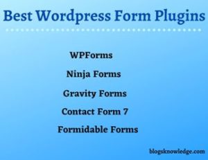Best wordpress form plugins