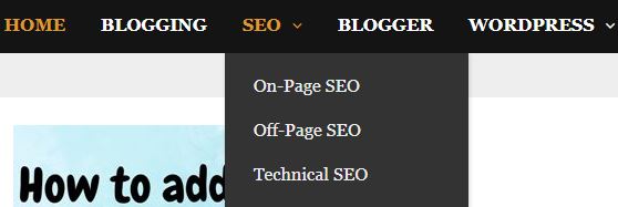 Blogsknowledge dropdown 