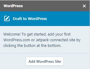 add wordpress site