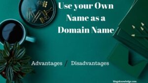 Use own name as a domain name
