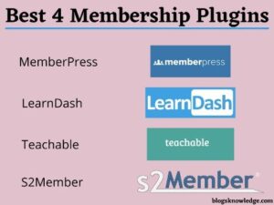 Top 4 Membership Plugins