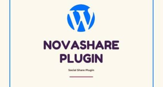 Check this best Social Sharing Novashare Plugin