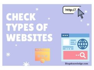 types of websites