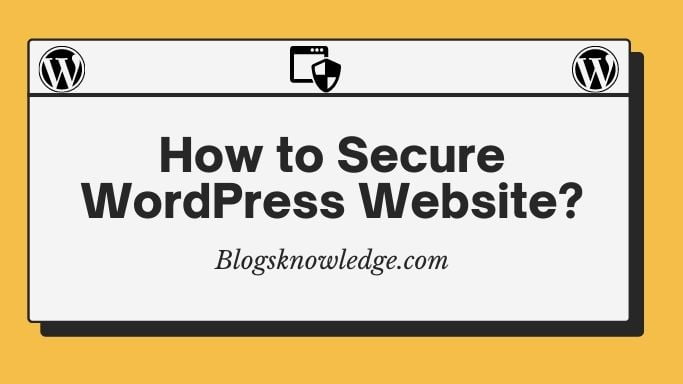 Secure wordpress website